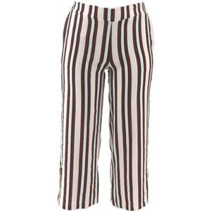 BROOKE‎ SHIELDS Timeless Wide-Leg Pants Slits Spice